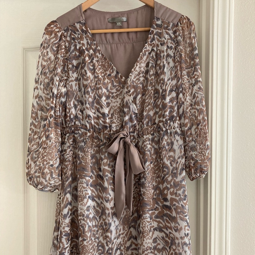 Forever 21 Brown / Taupe Animal Print dress